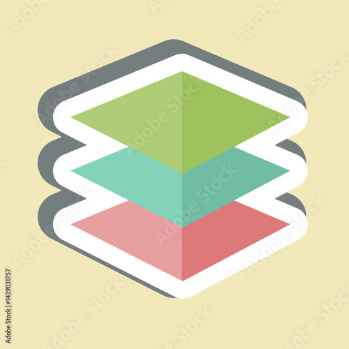 Sticker Membrane Fabric. related to Fabric symbol. design editable