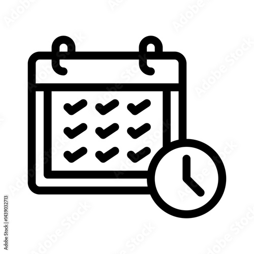calendar line icon