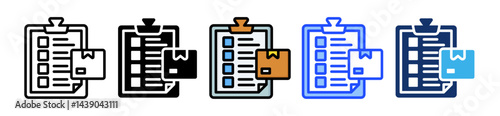 Product Icon Collection With Multiple Styles