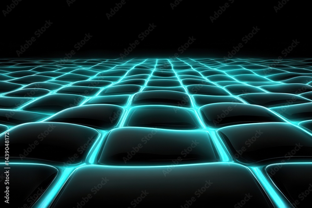 Abstract glowing paving stones Abstract glowing paving stones