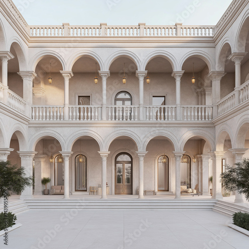 Roman-inspired mansion