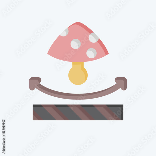 Icon Anti Fungal. related to Fabric symbol. flat style. design editable