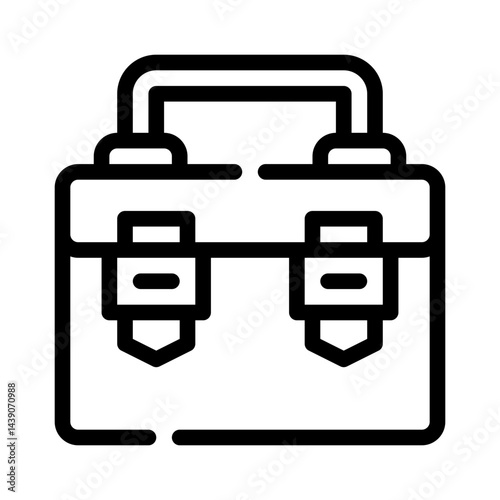 briefcase line icon