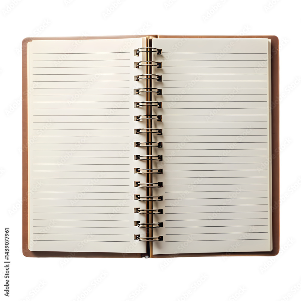 Blank Spiral-Bound Notebook Ready for Notes Blank Spiral-Bound Notebook Ready for Notes