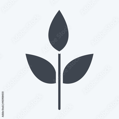 Icon Eco friendly Fabric. related to Fabric symbol. glyph style. design editable