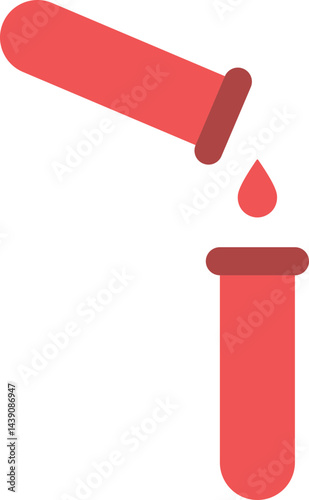 Mix Test Tube Flat Icon