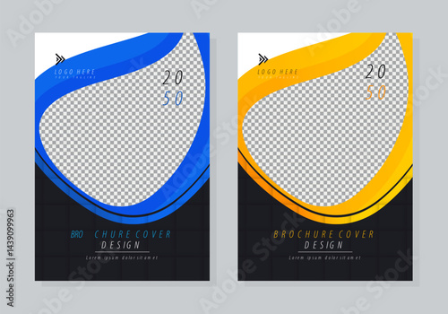 Corporate Business Book Cover design template Set