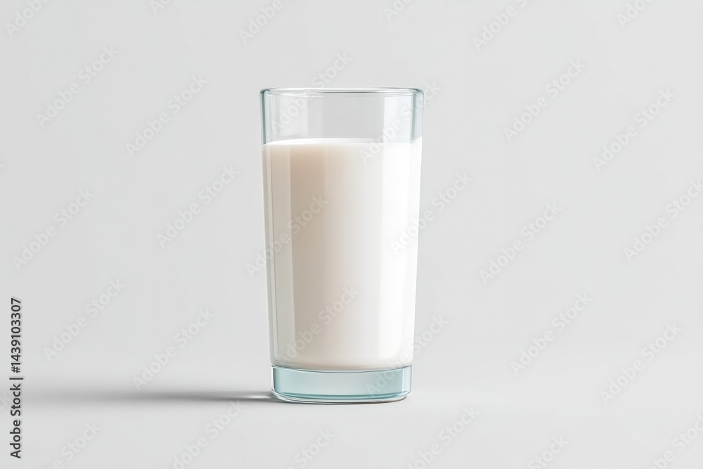 minimalist composition highlighting glass of milk centered on plain white surface symbolizing purity celebration and minimalist composition highlighting glass of milk centered on plain white surface symbolizing purity celebration and