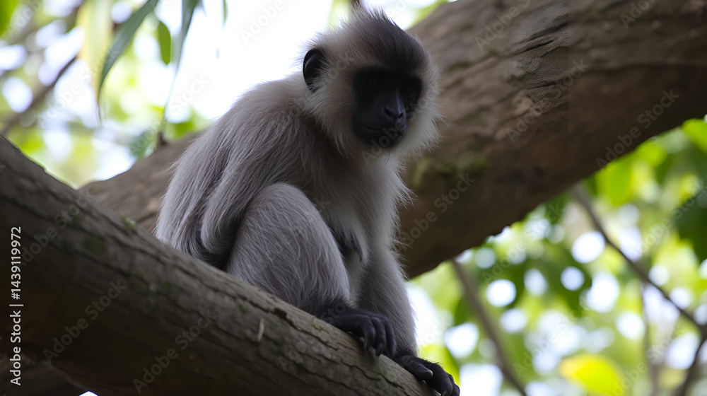 Obraz premium Macaca silenus