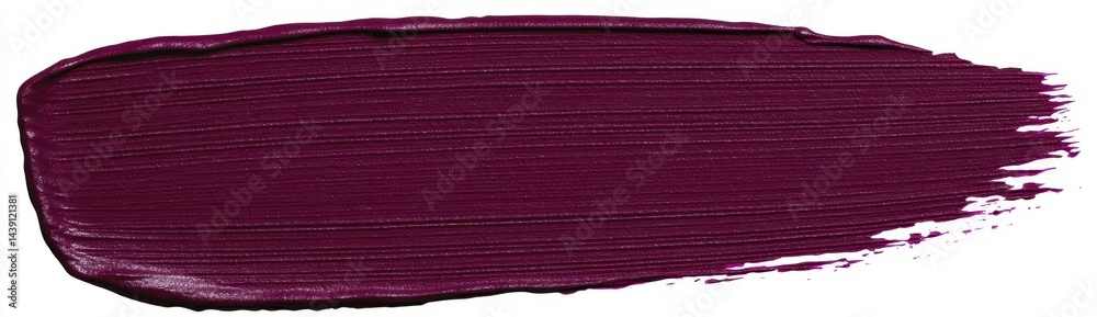 Fototapeta premium Deep Plum Lipstick Swatched