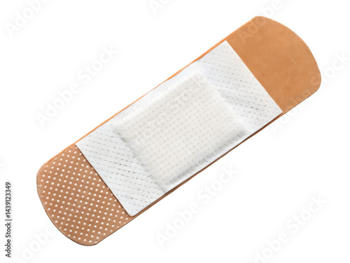 Adhesive Bandage for Wound Care Isolate on transparent background cutout, PNG file, Cutout file
