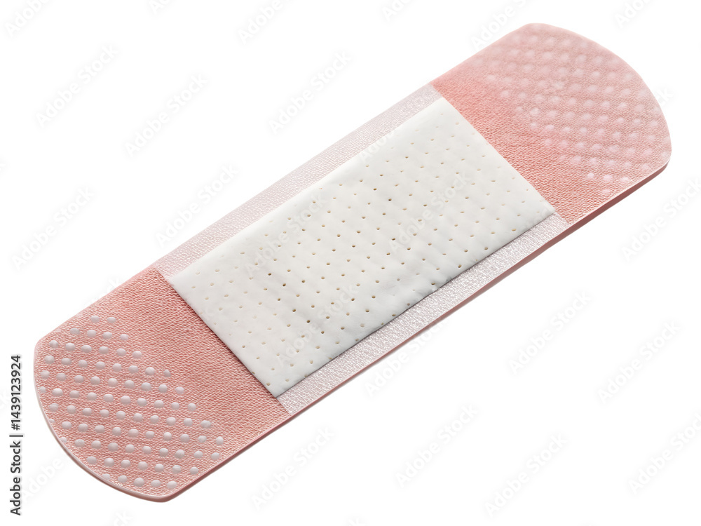 Adhesive Bandage for Wound Care Isolate on transparent background cutout, PNG file, Cutout file