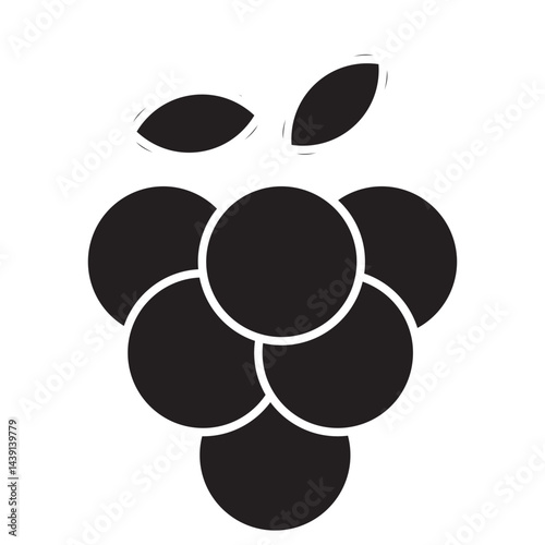 grape glyph icon
