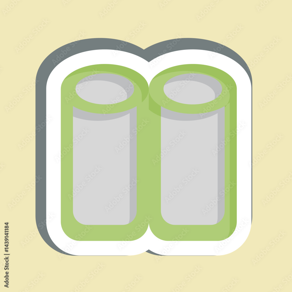Sticker Trash Recycling. related to Save the World symbol. editable Sticker Trash Recycling. related to Save the World symbol. editable