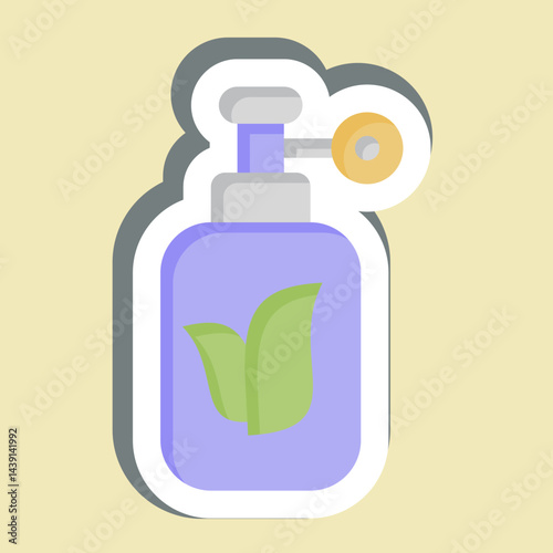 Sticker Natural Gas. related to Save the World symbol. editable