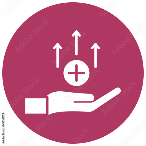 Improved Safety Circle Icon, Improved Safety Icon – Security, Protection, Shield, Safety Measures, Risk Prevention Symbol