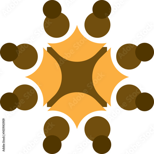 Community Illustration, Collaboration Icon