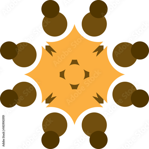 Community Illustration, Collaboration Icon
