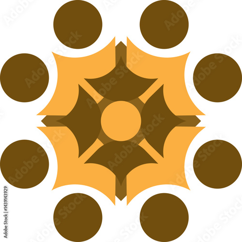 Community Illustration, Collaboration Icon