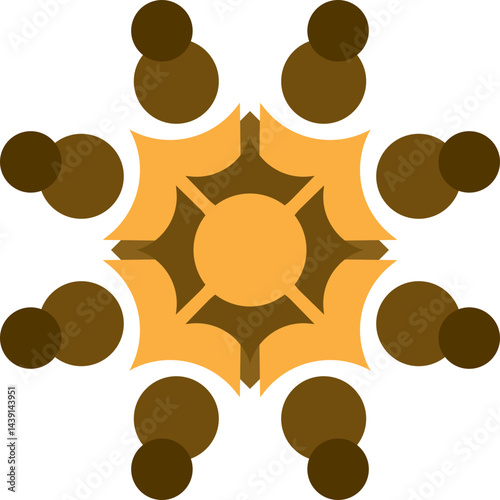 Community Illustration, Collaboration Icon