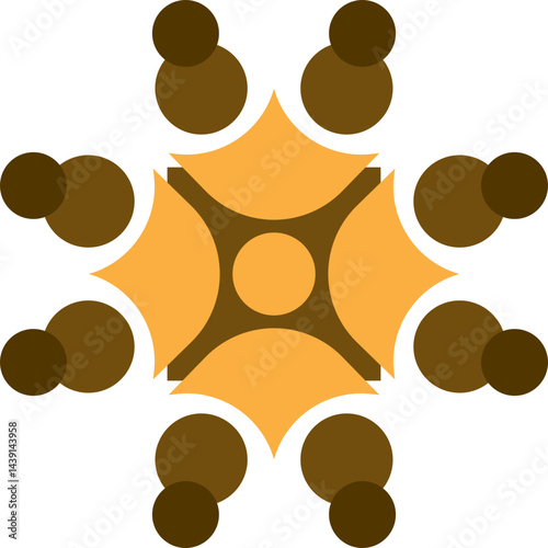 Community Illustration, Collaboration Icon