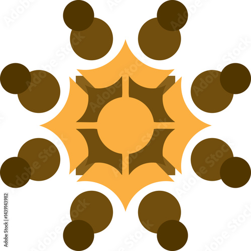 Community Illustration, Collaboration Icon