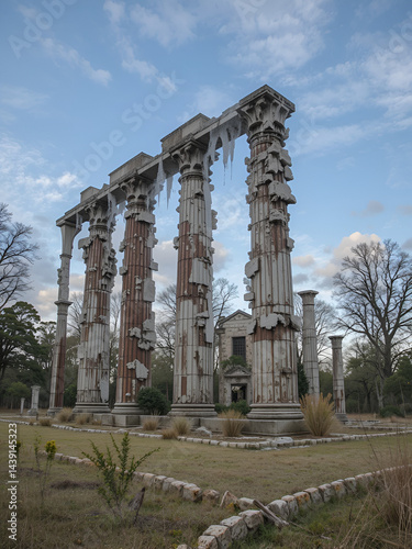 Windsor Ruins - Antebellum Pillars of Mississippi's Luxury Plantation Home
