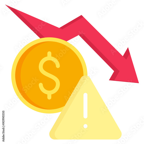 Financial Crisis Icon