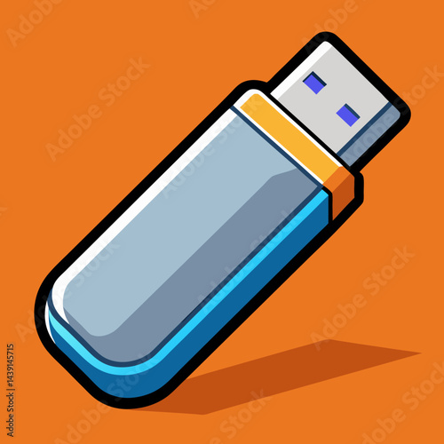 A Portable USB Flash Drive: Storage for All Your Data