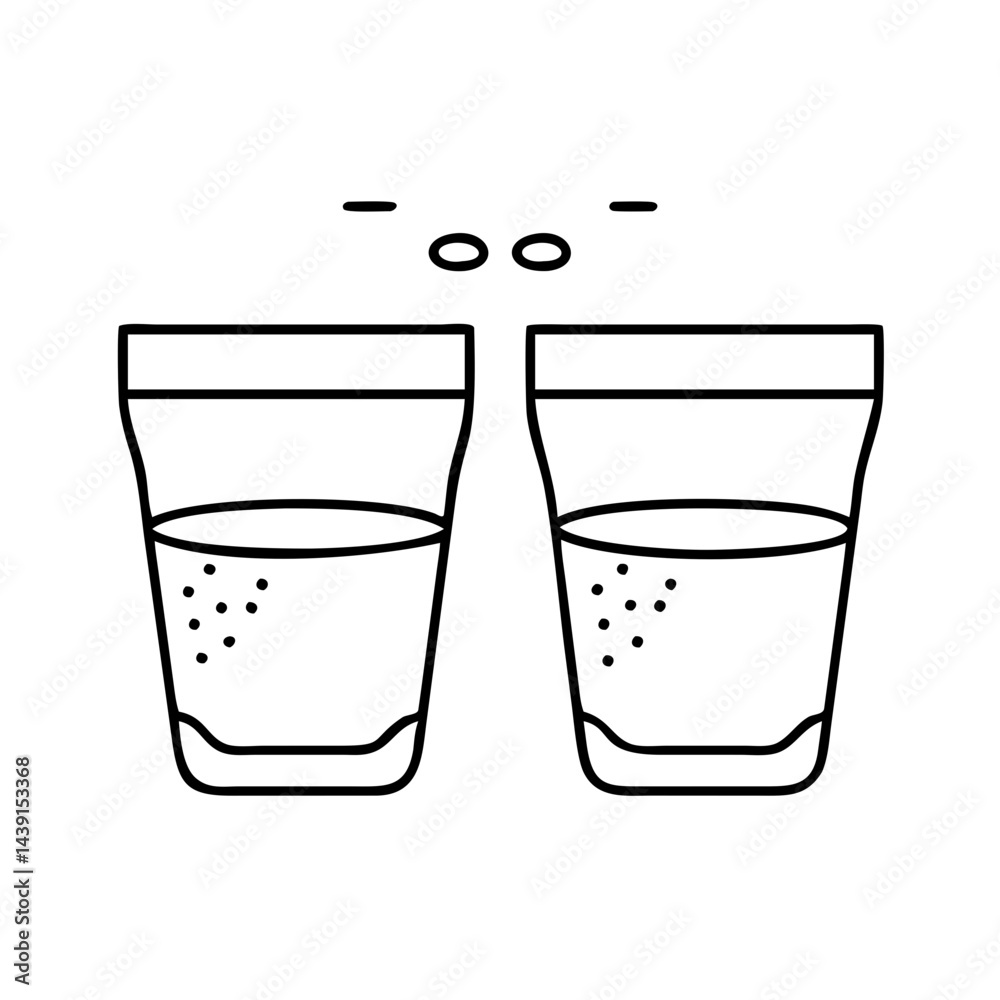 double shot of espresso icon, double shot of espresso line art - simple line art of double shot of espresso, perfect for double shot of espresso logos and icons double shot of espresso icon, double shot of espresso line art - simple line art of double shot of espresso, perfect for double shot of espresso logos and icons