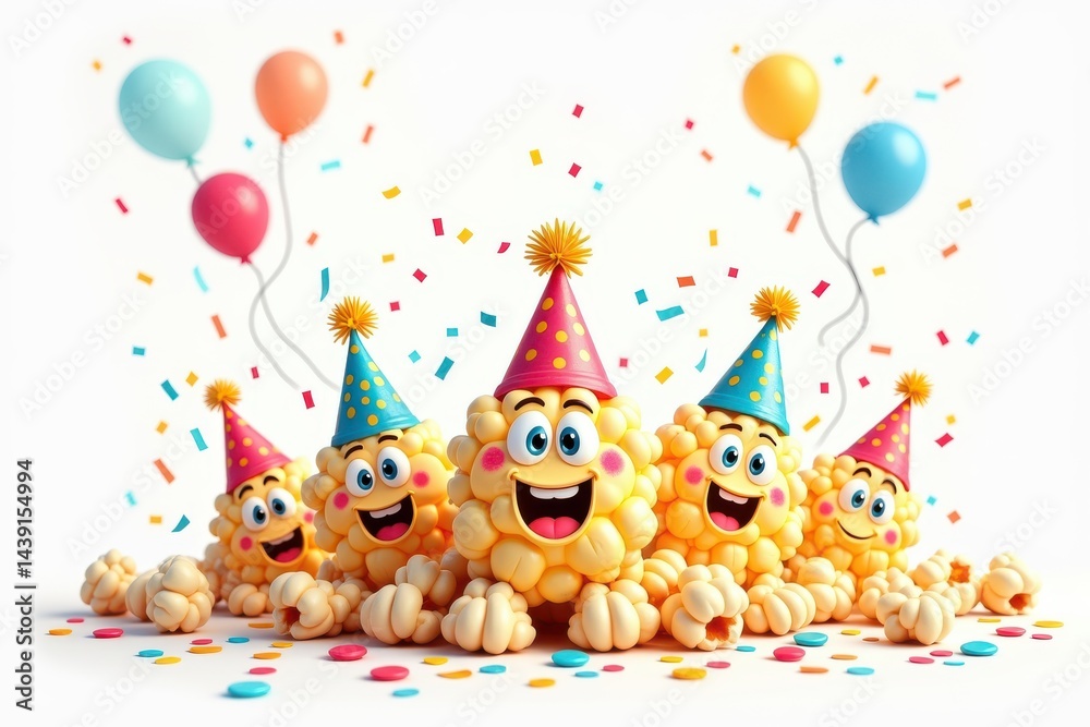 Party popcorn celebration Party popcorn celebration
