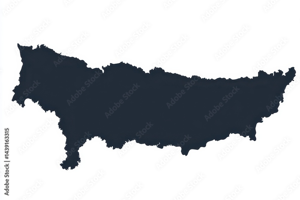 Fototapeta premium Map of a region