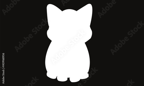 Cat emoji icon vector image.