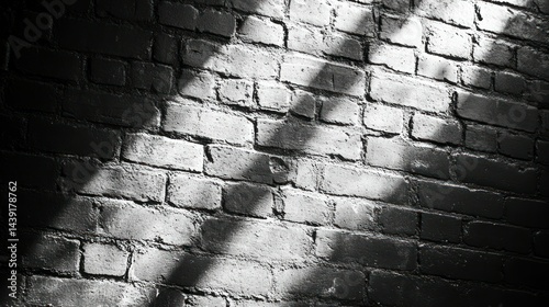 Wallpaper Mural Brick wall with dramatic shadows Torontodigital.ca
