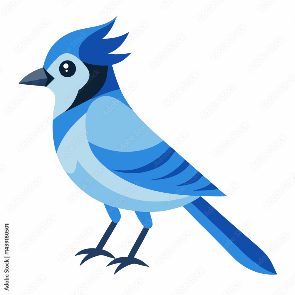 Obraz premium blue bird on a branch