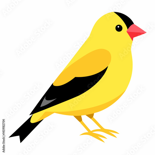 yellow bird on a branch