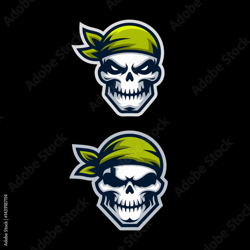 Skull Pirates eSports Logo Set