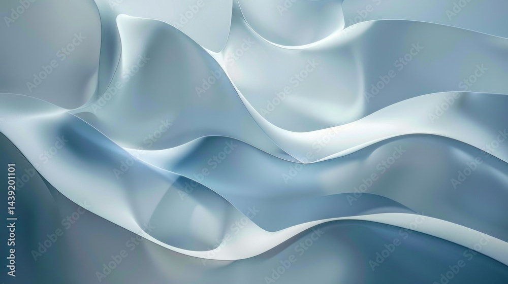 Fototapeta premium Abstract blue waves on a clean background stock photo --ar 16:9 --raw --v 6 Job ID: 73cce54d-0efd-4cfb-b23a-72e82c31df43