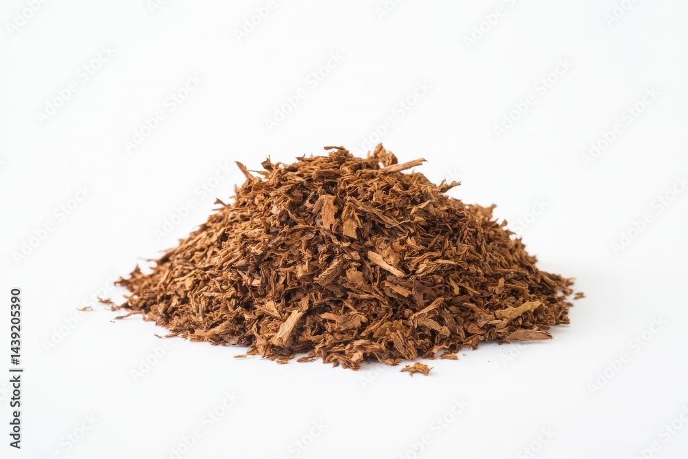 tobacco pile cigarette white background tobacco pile cigarette white background