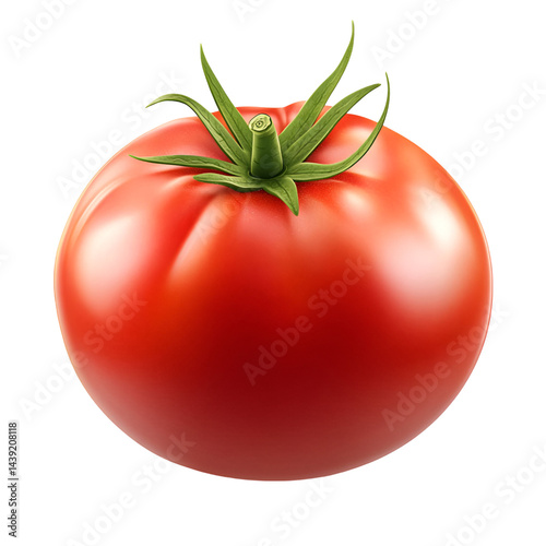 Fresh red tomato image