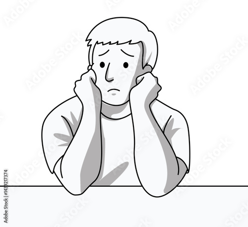 Stressed Person Frustrated and Overwhelmed Emotionally and Mentally