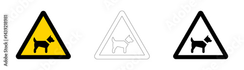 Beware of Dog in vector format