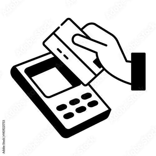 A doodle style icon of an open wallet 