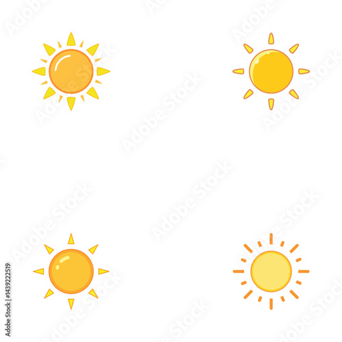 colored sun icon