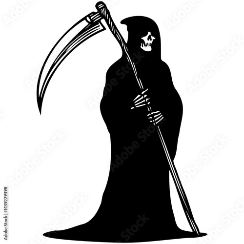 Scytheman Sketch Drawing.