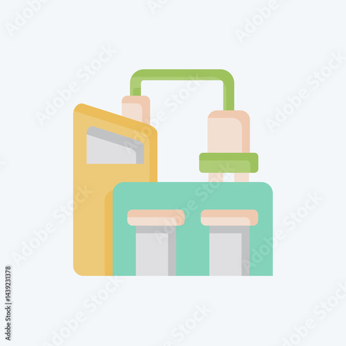 Icon Bussiness. related to Industry symbol. flat style. design editable