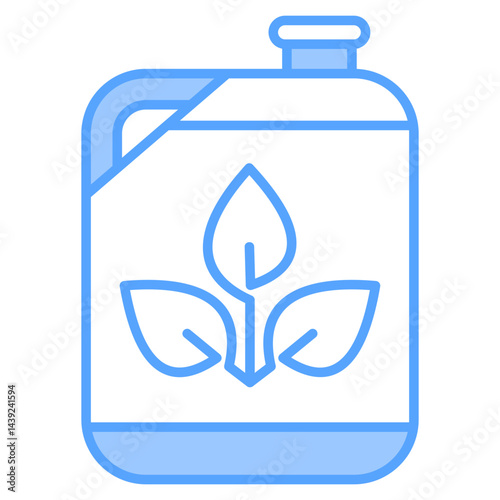 Biodiesel Blue Icon