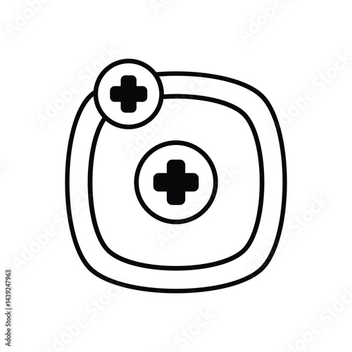 Neutron icon vector stock illustration