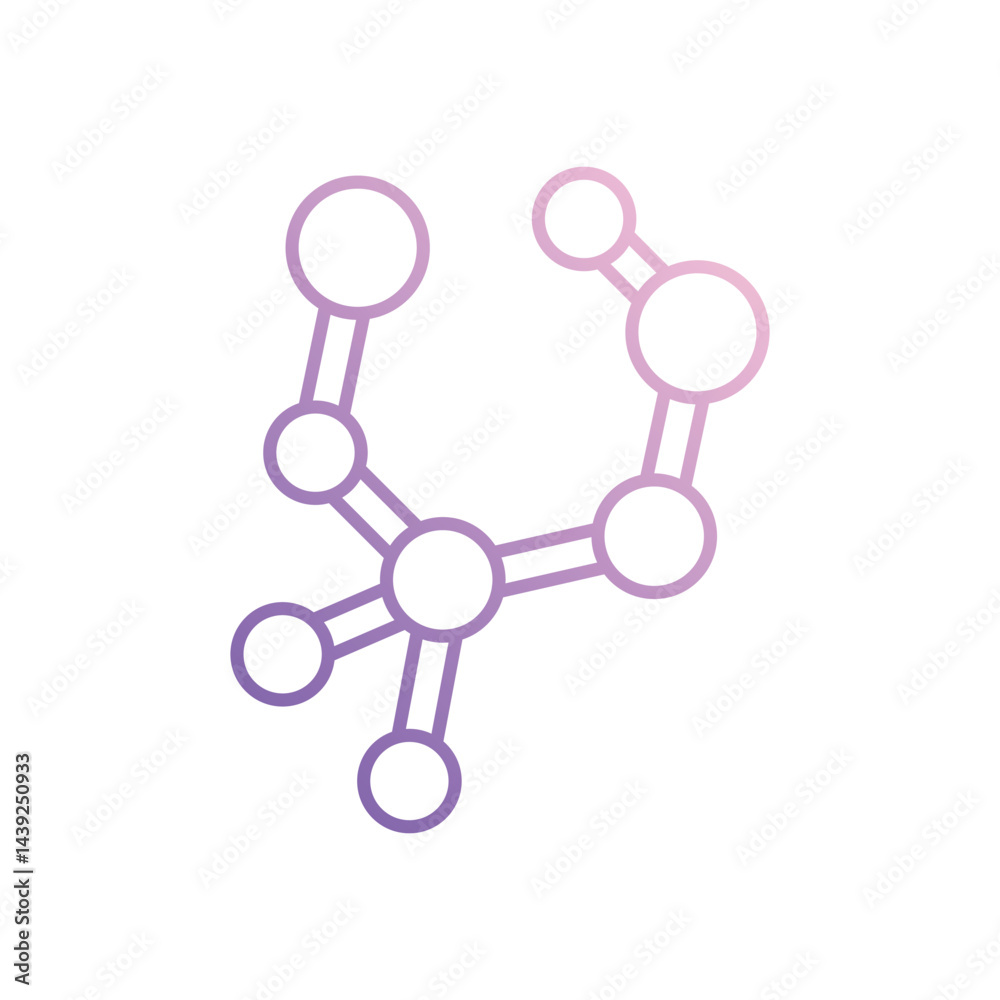 Molecule icon vector stock illustration Molecule icon vector stock illustration