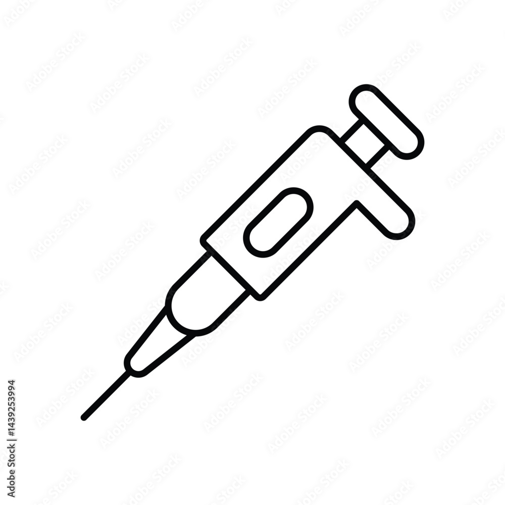 Fototapeta premium Pipette icon vector stock illustration